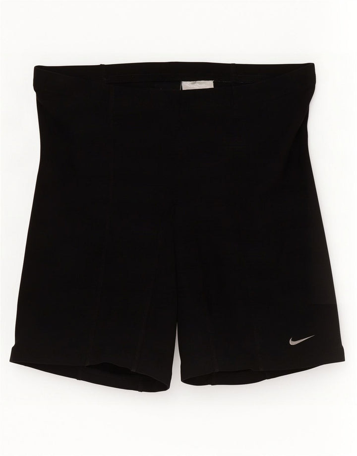 Pantaloni scurti sport Nike pentru femei UK 14 Poliester mediu negru