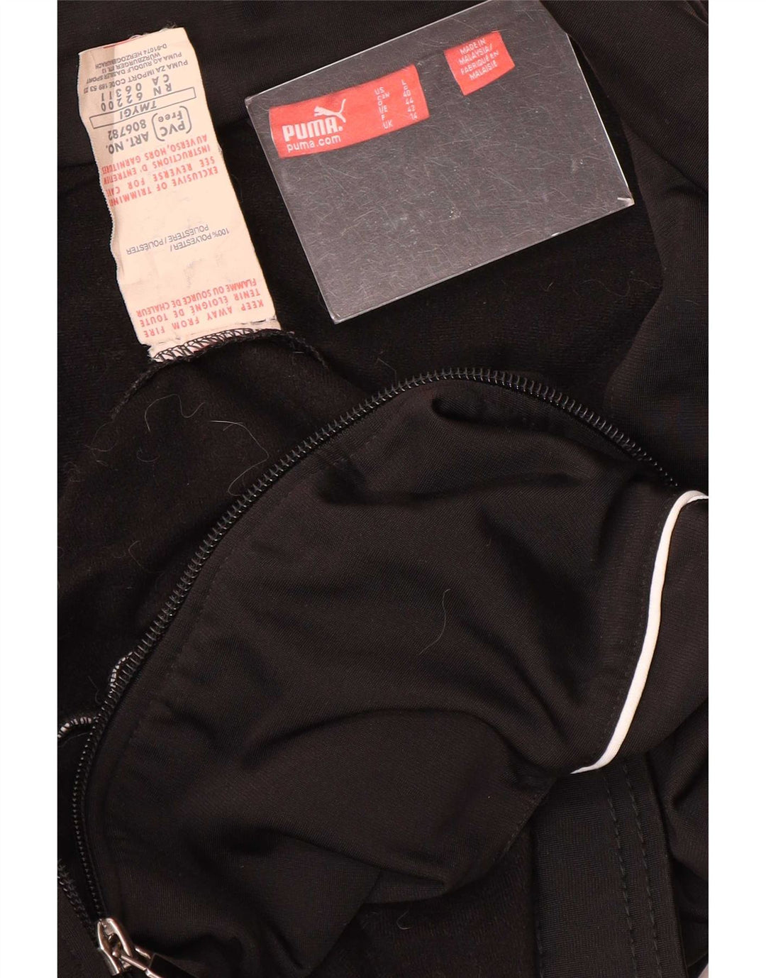 Jachetă de trening Puma pentru femei UK 14, mare, negru, poliester color bloc