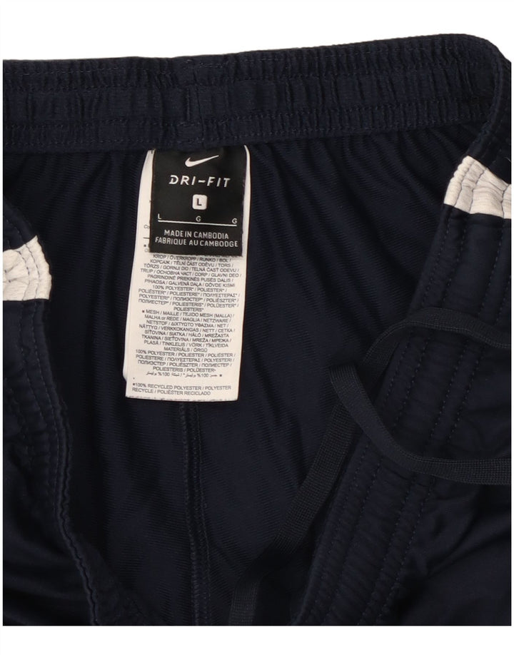 Pantaloni de trening Nike Dri Fit pentru bărbați, mari, bleumarin, poliester color bloc