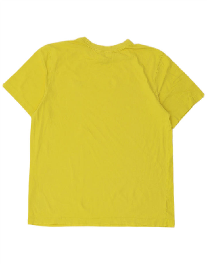 Tricou pentru bărbați Nike Top din bumbac galben mediu