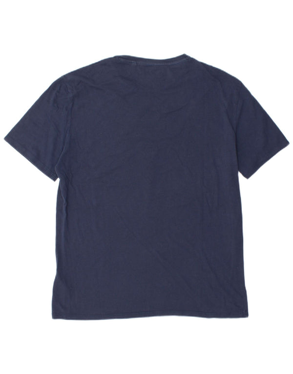 Tricou grafic Guess pentru femei, UK 18 XL, bumbac bleumarin