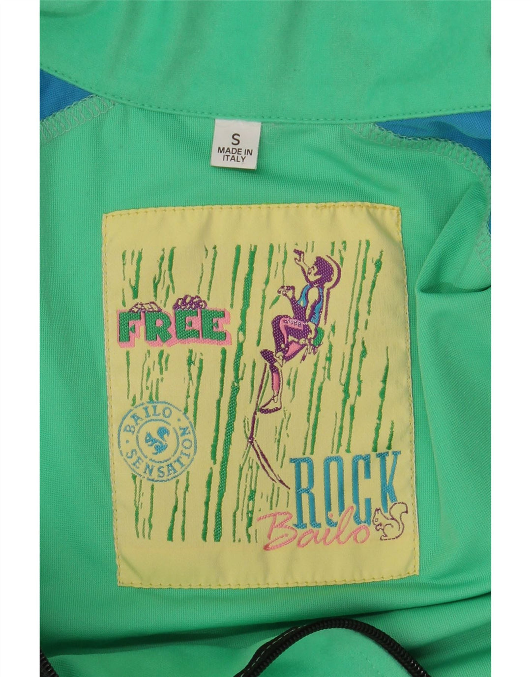 Jachetă de trening grafică BAILO pentru bărbați, de culoare verde, mică