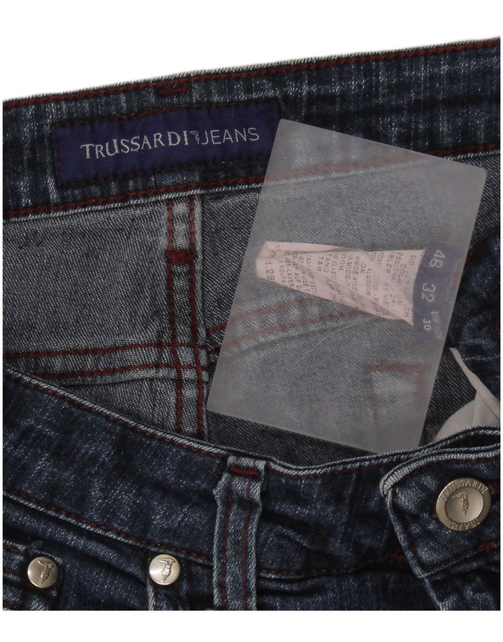 Blugi skinny de damă TRUSSARDI W30 L33 Bumbac albastru