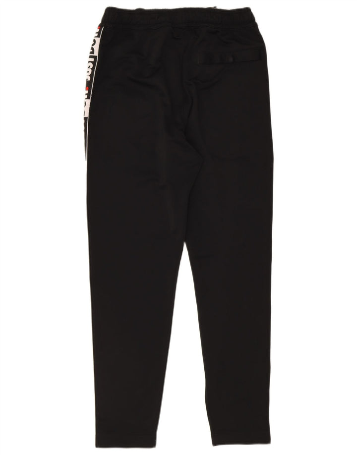 Pantaloni de trening cu grafică Nike pentru bărbați, poliester negru mic
