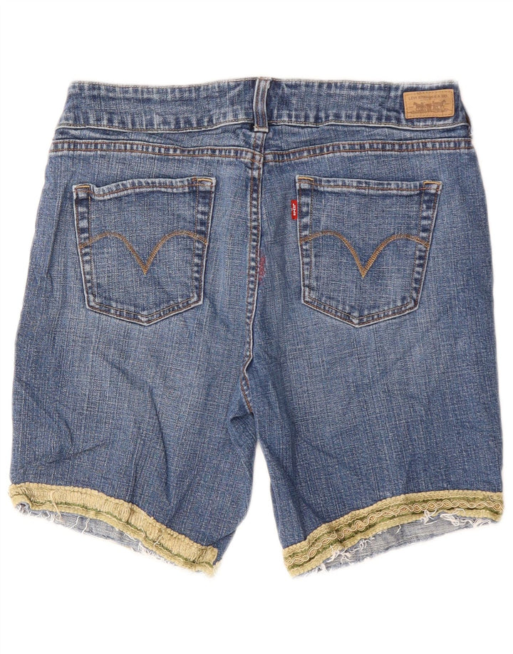 Pantaloni scurți Levi's 526 Denim US 12 Large W32 Blue Bumbac