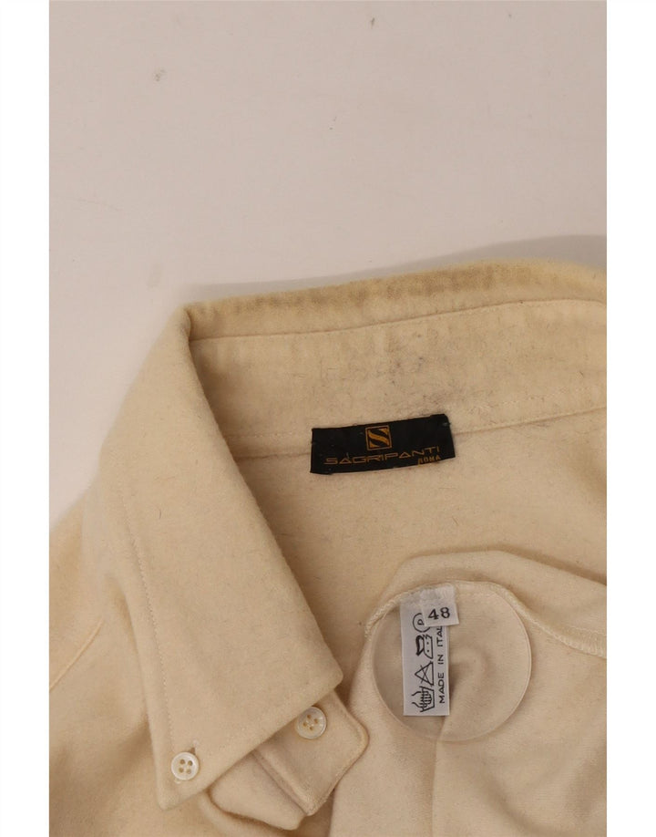 Cămașă Bărbați VINTAGE IT 48 Medium Bej Cașmir