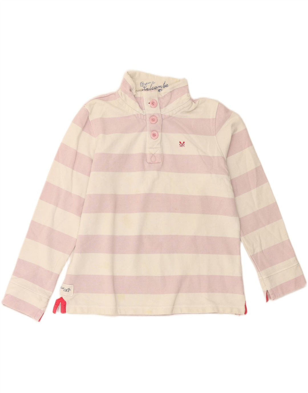 Crew Clothing Hanorac pentru femei Pulover UK 14 Mare Bumbac alb