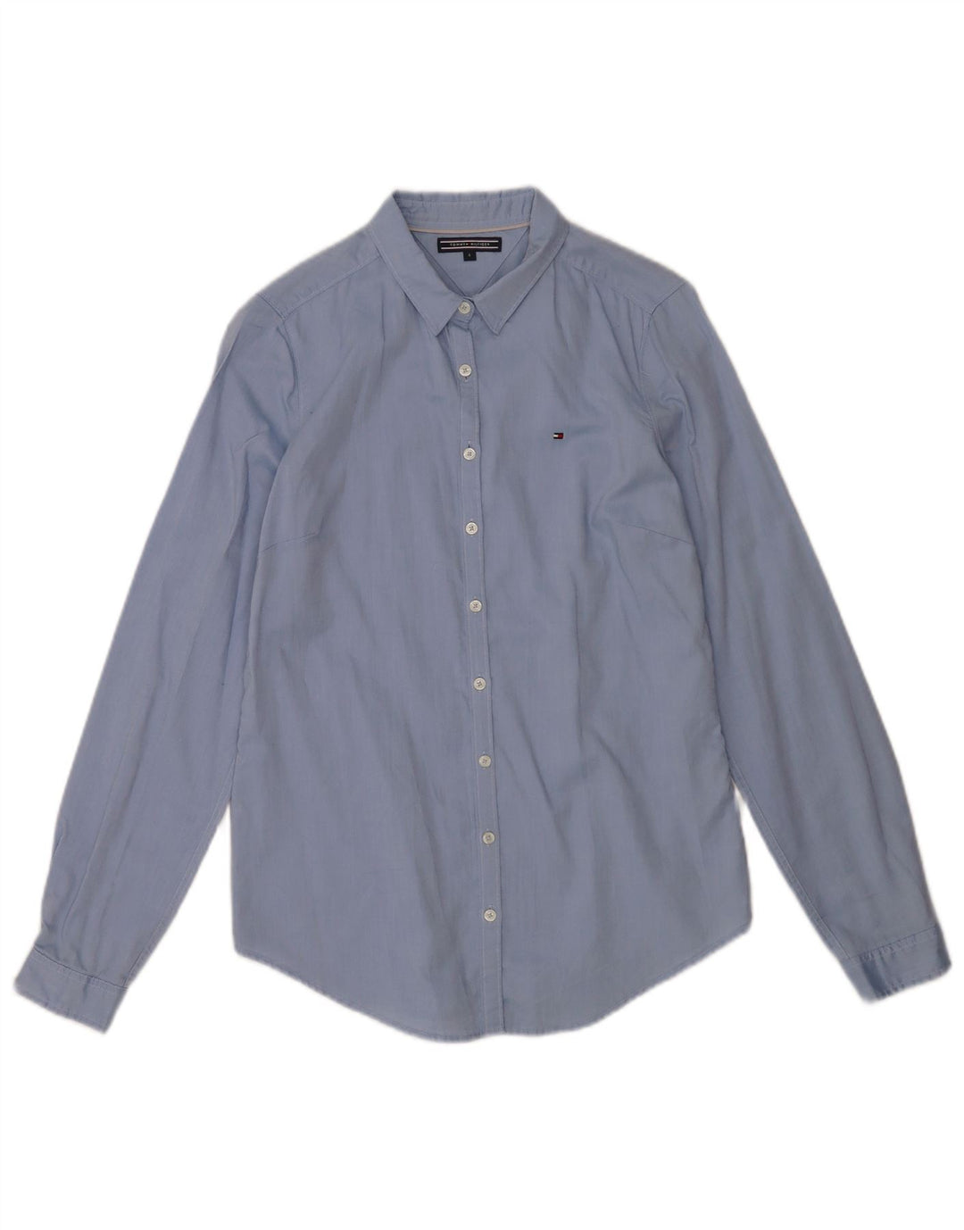 Cămașă Tommy Hilfiger pentru femei US 6 Medium Blue Bumbac