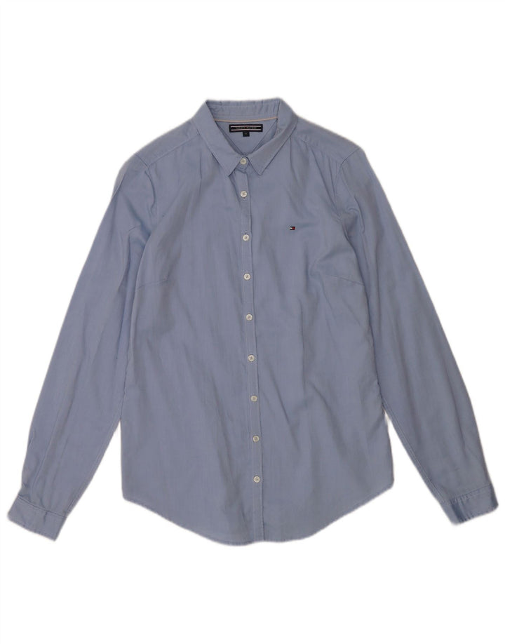Cămașă Tommy Hilfiger pentru femei US 6 Medium Blue Bumbac