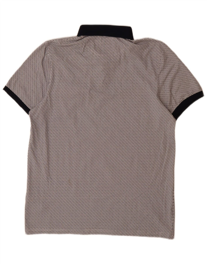 Tricou polo pentru bărbați Ted Baker Mărimea 4 mare, bumbac cu pete gri