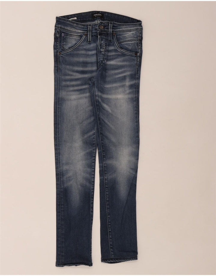 Blugi slim pentru bărbați Jack & Jones W28 L30 bumbac albastru