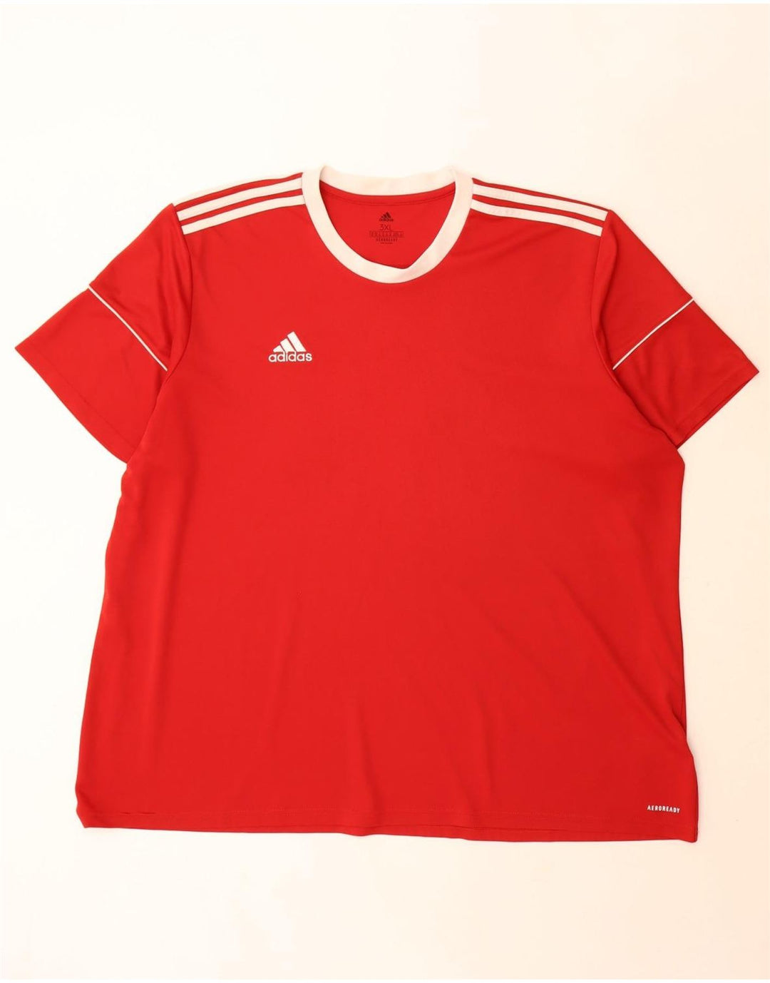 Tricou pentru bărbați Adidas Aeroready Top 3XL poliester roșu