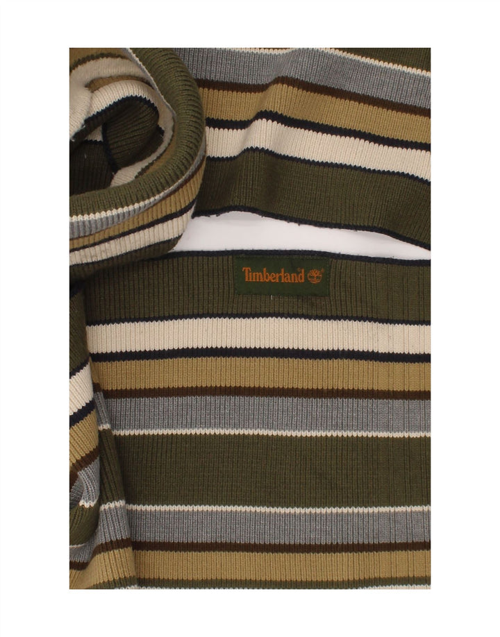 Eșarfă dreptunghiulară Timberland pentru bărbați, mărime, cu dungi verzi