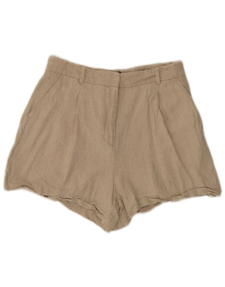 Pantaloni caldi pentru femei cu talie înaltă Zara Medium W28 Bej In