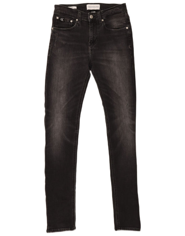 Blugi super skinny pentru bărbați CALVIN KLEIN W28 L32 gri