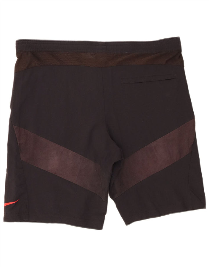 Pantaloni scurți sport Nike pentru bărbați, mediu negru, nailon color bloc