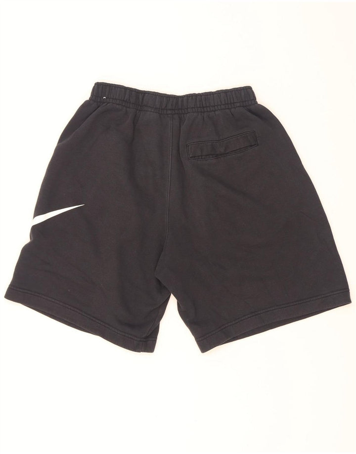Pantaloni scurți sport grafic Nike pentru bărbați, bumbac negru mic