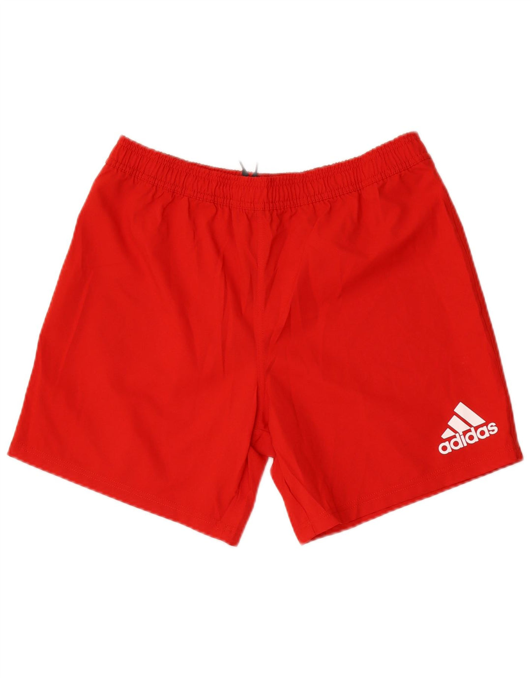 Pantaloni scurți sport adidas pentru bărbați, poliester roșu mare