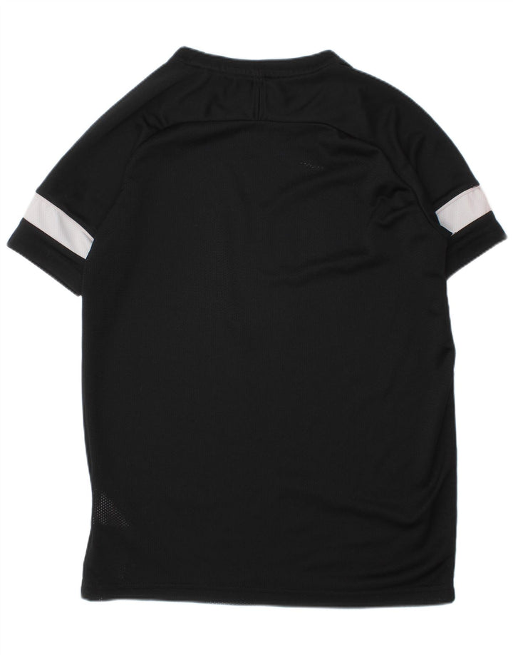 Tricou NIKE Dri Fit pentru băieți Top 10-11 ani Mediu Negru Colorblock