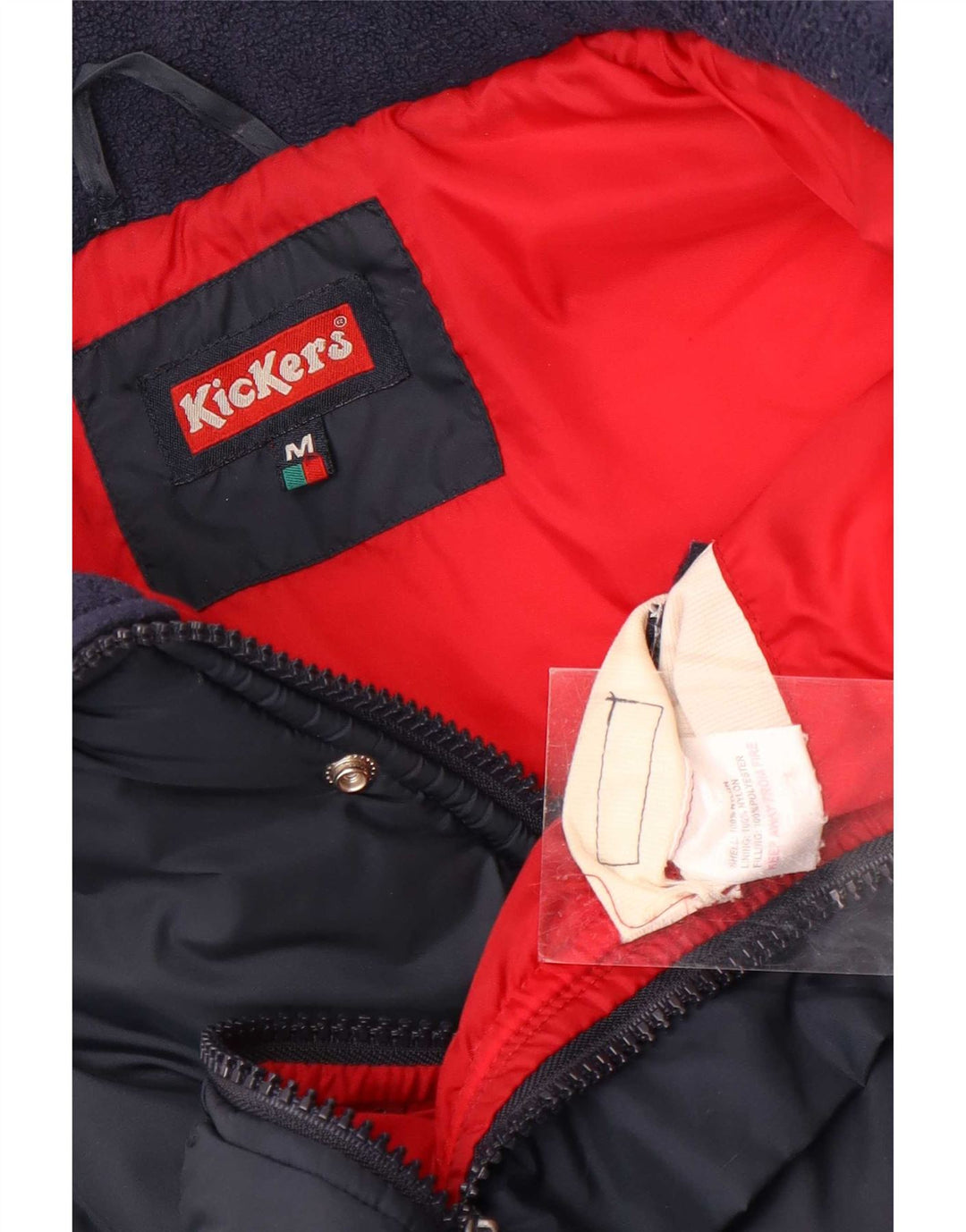 Jachetă căptușită pentru bărbați Kickers UK 38 Mediu Navy Blue Marine Colorblock