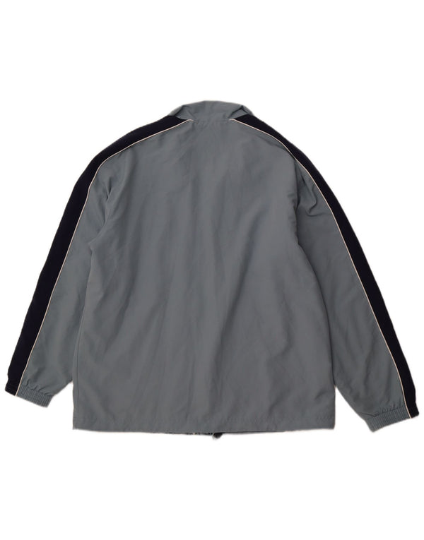 Jachetă de trening pentru bărbați CHAMPION, XL, poliester color block, albastru