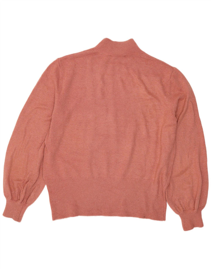 Pulover Oasis pentru femei cu gât țestoasă, poliester roz UK 18 XL