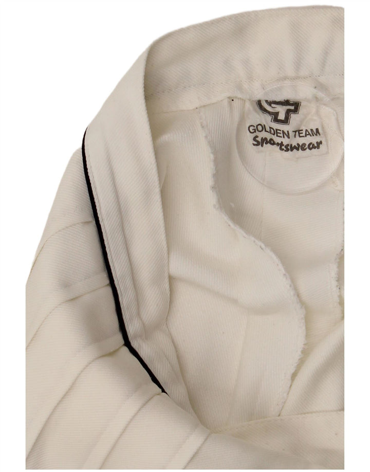 Fusta de tenis pentru femei Golden Team UK 12 Poliester alb mediu