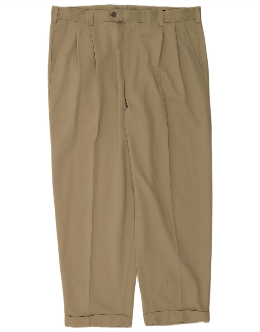 Pantaloni de costum bărbătesc Izod L38 L30 poliester bej
