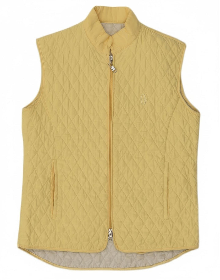 Gilet matlasat pentru femei Conte of Florence IT 40 Poliester galben mic