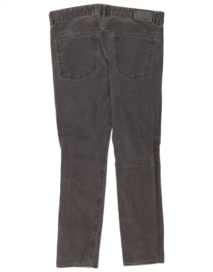 Blugi slim pentru bărbați Hugo Boss W36 L32 bumbac gri