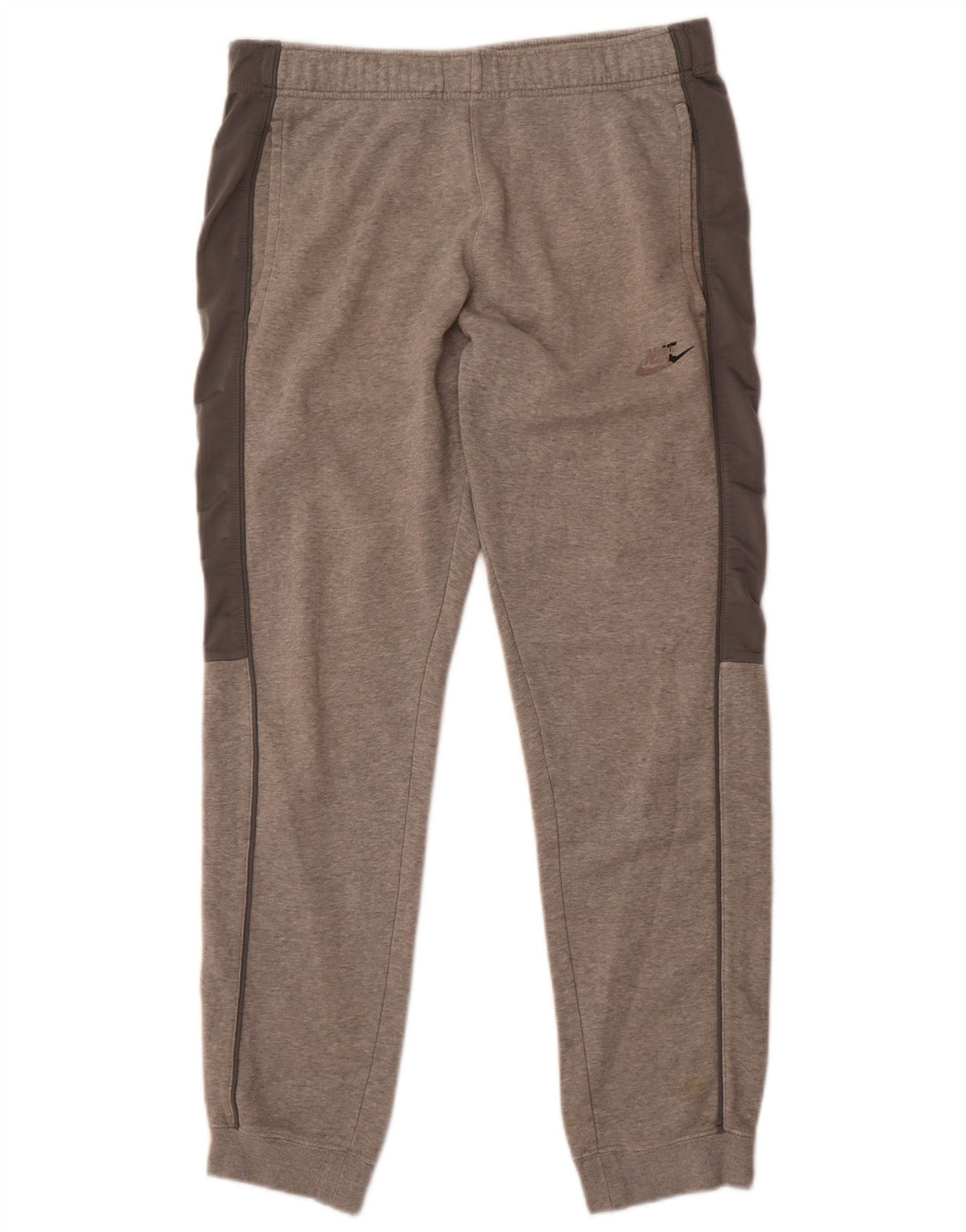 Pantaloni de trening pentru bărbați Nike Pantaloni de jogging, gri mediu, bumbac color bloc