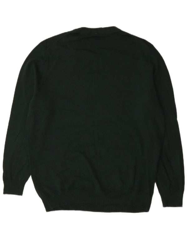 Pulover Lyle & Scott pentru bărbați, cu gât crew, XL, bumbac verde