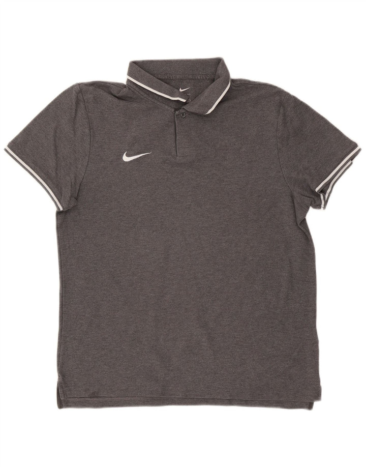 Tricou polo Nike pentru bărbați, mare, gri, bumbac