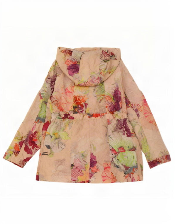 Jachetă de ploaie cu glugă pentru femei Ted Baker Mărimea 3 Medium Multicolor Floral