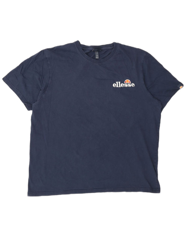 Tricou grafic pentru bărbați Ellesse Top 2XL Bumbac bleumarin
