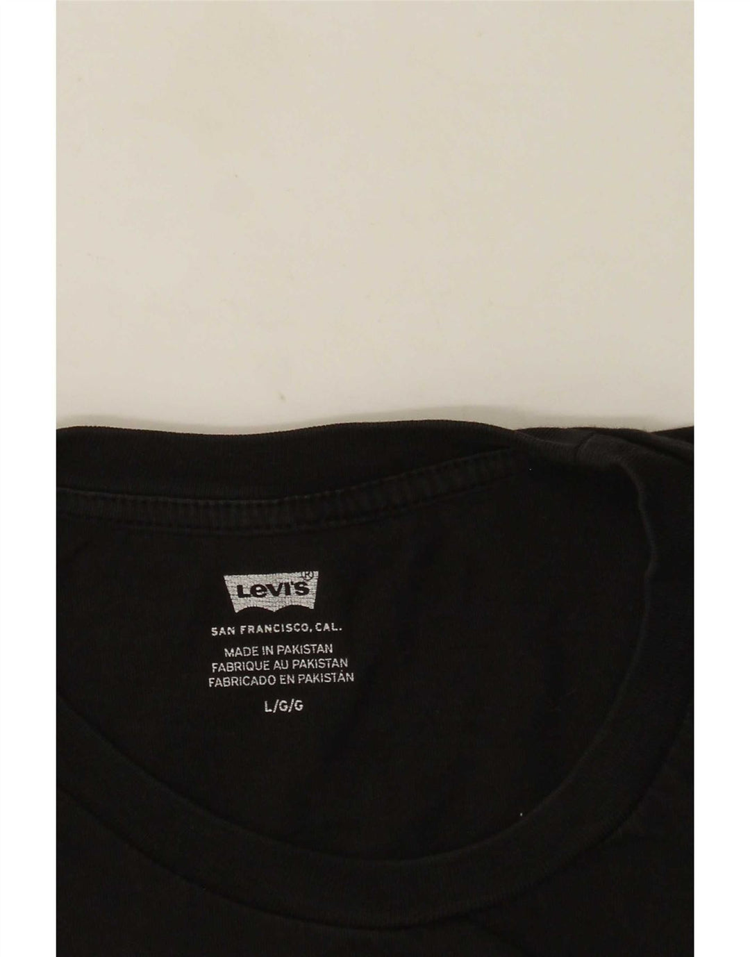 Tricou grafic Levi's pentru bărbați Top mare negru