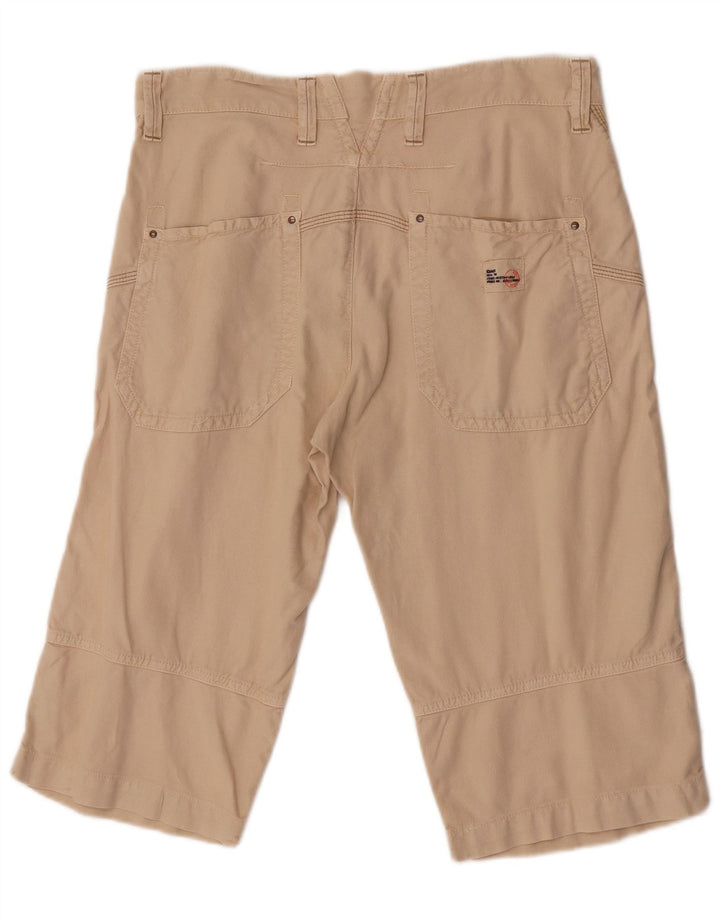 Pantaloni scurți chino pentru bărbați Gas W33 bumbac mediu bej