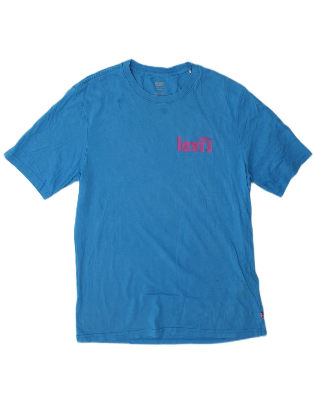 Tricou relaxat pentru bărbați Levi's Top XS Blue Bumbac