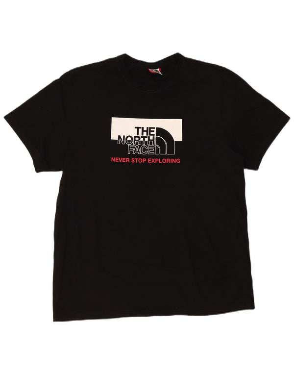 Tricou grafic pentru bărbați The North Face Top XL Bumbac negru