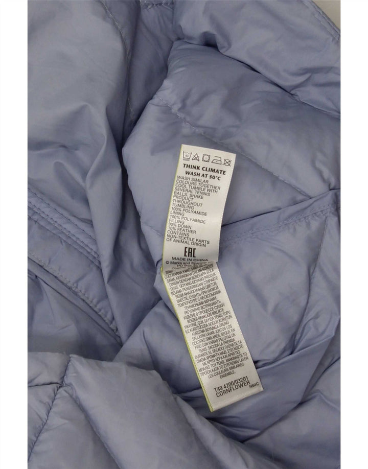 Jachetă căptușită pentru femei Marks & Spencer UK 12 Medium Blue Poliamidă