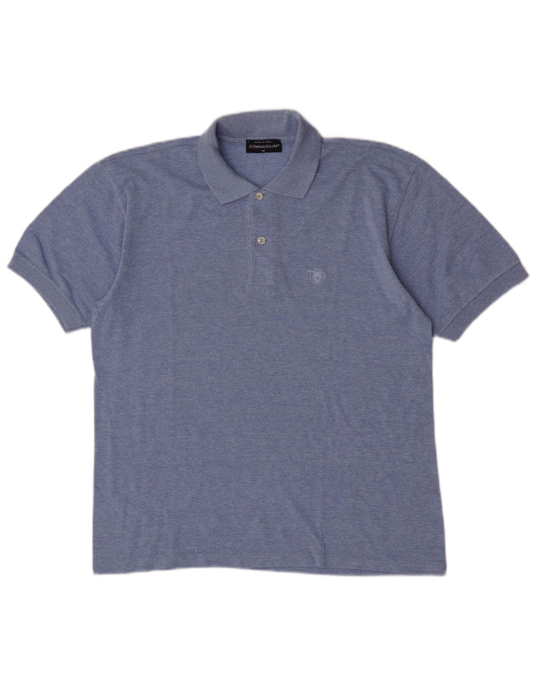 Tricou polo pentru bărbați Gymnasium cu mânecă scurtă, albastru mediu