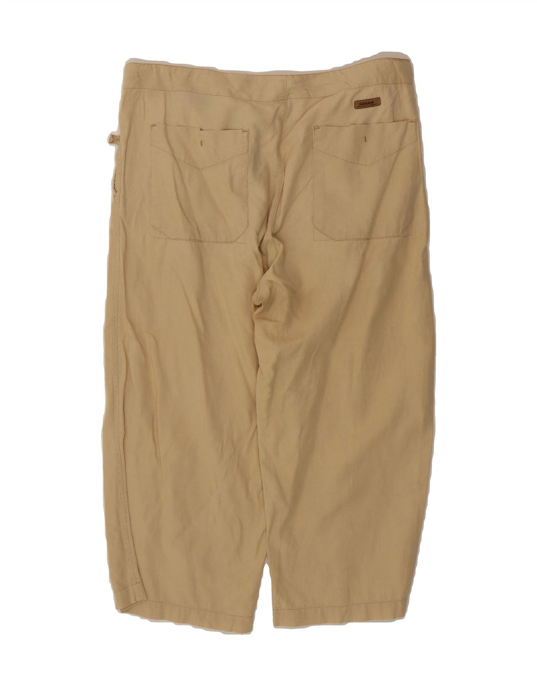 GAS Womens Capri Casual Trousers Large W34  Beige Vintage Gas and Second-Hand Gas from Messina Hembry 