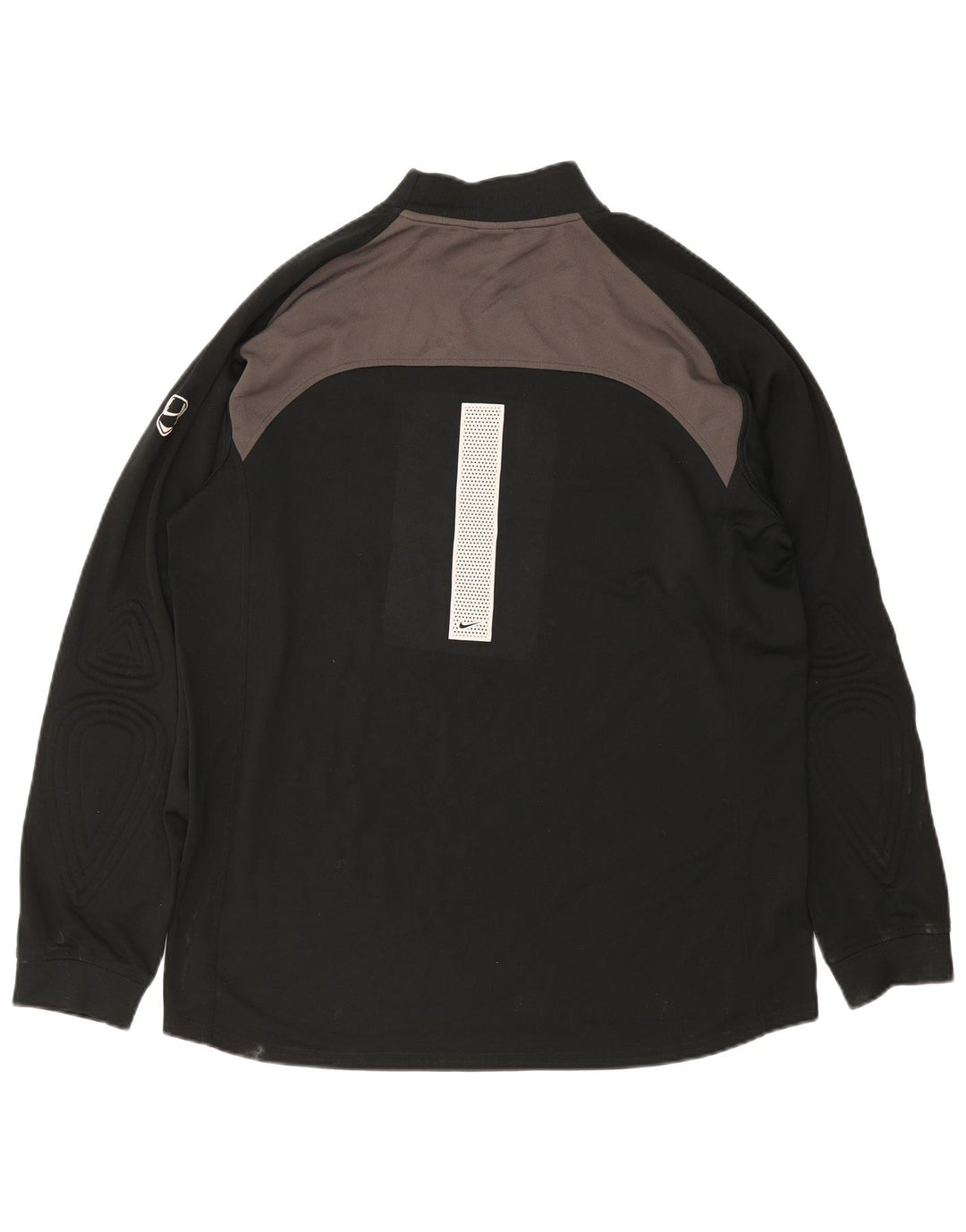 Top pentru bărbați NIKE cu mânecă lungă UK 45/47 XL, negru, poliester color bloc
