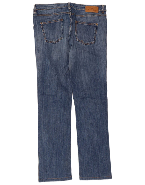 Blugi drepti Massimo Dutti pentru femei EU 42 Large W32 L29 Blue