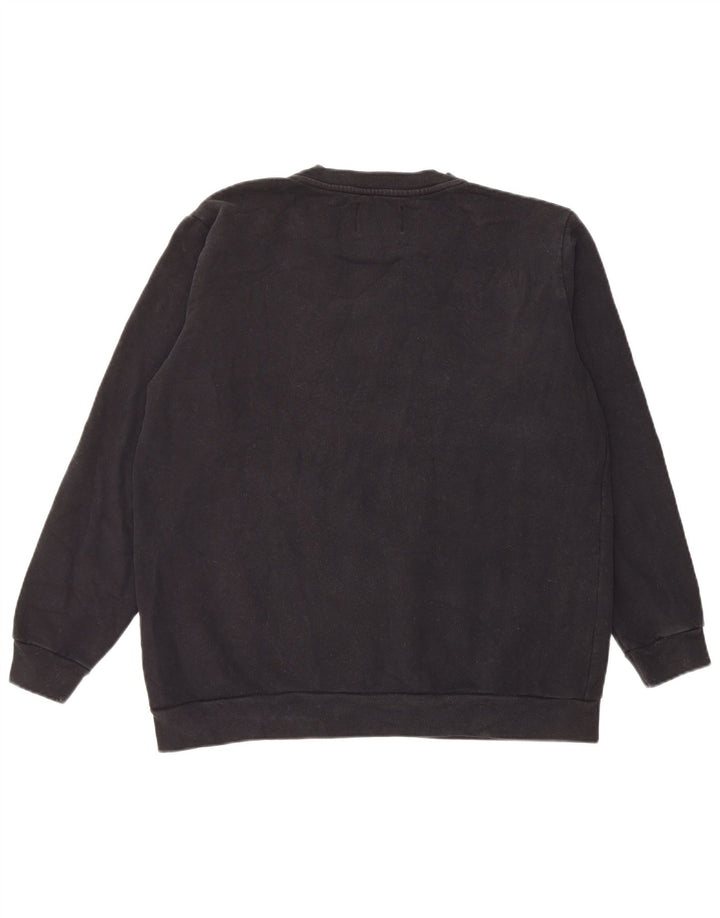 Hanorac grafic pentru bărbați Calvin Klein Jeans Jumper Bumbac mediu negru