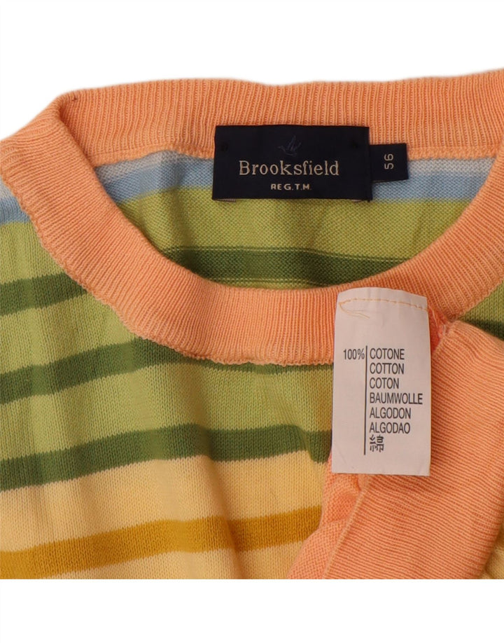 Pulover Brooksfield pentru bărbați, cu gât crew, IT 56 XL, cu dungi multicolore