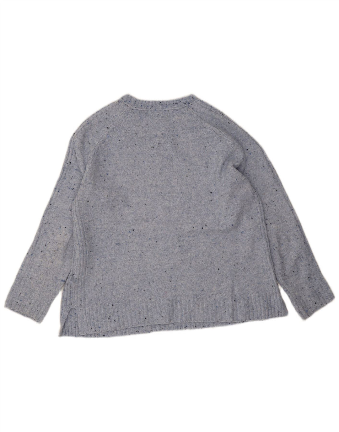 Pulover pentru femei Marks & Spencer, cu gât de barcă, UK 14 Medium Blue Flecked