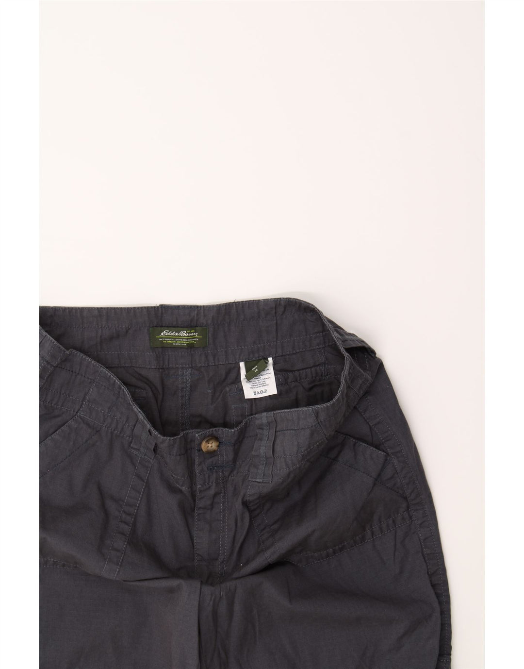 EDDIE BAUER Womens Chino Shorts US 10 Large W32 Grey Cotton Vintage Eddie Bauer and Second-Hand Eddie Bauer from Messina Hembry 