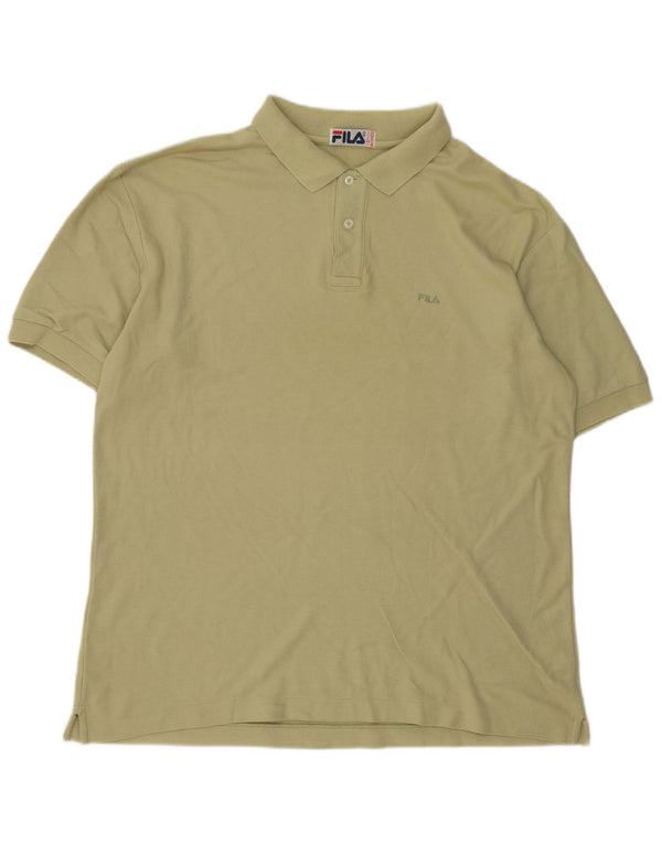 Cămașă polo Fila pentru bărbați, tip regular, IT 54 XL, bumbac kaki