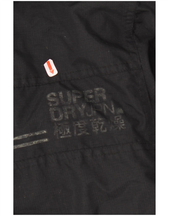 Jachetă de vânt pentru bărbați SUPERDRY UK 40, mare, negru, nailon